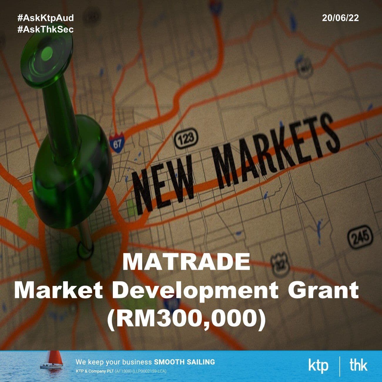 How to claim Market Development Grant from Matrade ?